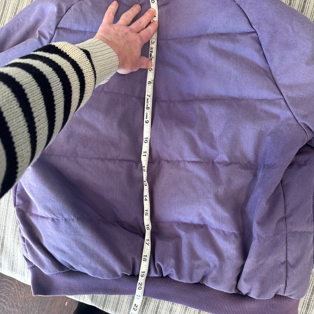 Vintage purple puffer ski jacket - Picture 9 of 11